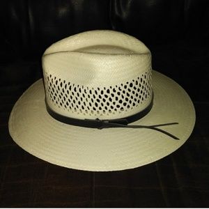 Stetson Digger Straw Vented Outback hat Medium